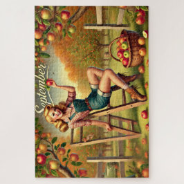 Quebra-cabeça Pin-up de Colheita de Setembro