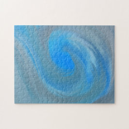 Quebra-cabeça Pinceladas de Onda Abstrata Gradiente Ombre