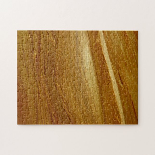 Quebra-cabeça Pine Wood II Faux Textura em madeira (Horizontal)