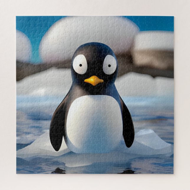 Quebra-cabeça Pinguim (Vertical)