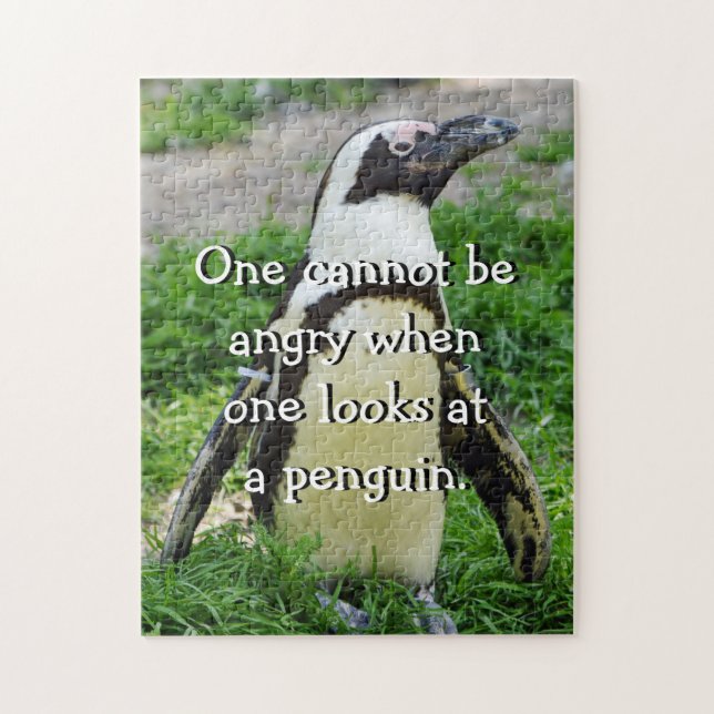 Quebra-cabeça Pinguim Africano (Vertical)