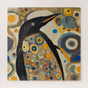 Quebra-cabeça Pinguim Art Nouveau 