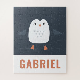 Quebra-cabeça Pinguim engraçado festivo e engraçado personalizad