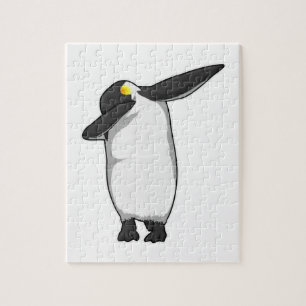 Quebra-cabeça Pinguim no laboratório Dance Dance Dab