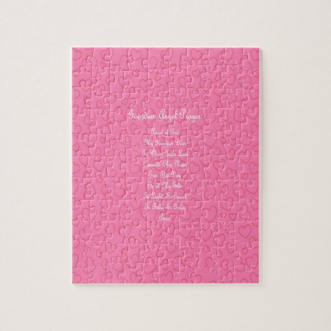 Quebra-cabeça Pink Anjo de Guarda (Vertical)