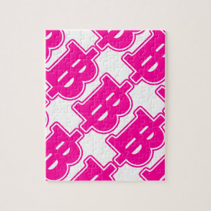 Quebra-cabeça PINK BAHT SGN ฿ Moeda Moeda Tailandesa ฿