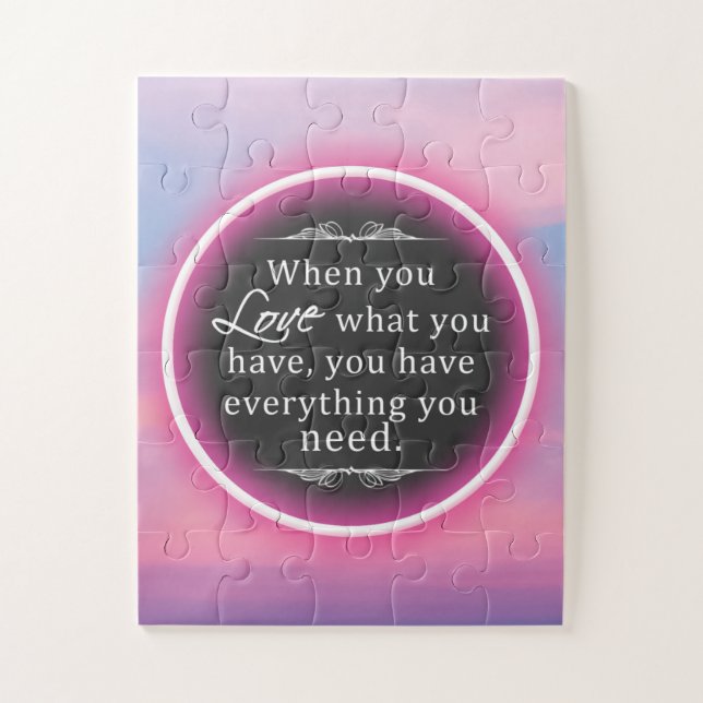 Quebra-cabeça Pink Clouds (Vertical)