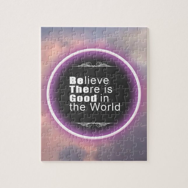 Quebra-cabeça Pink Clouds Quote (Vertical)