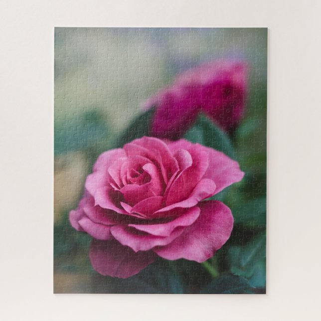 Quebra-cabeça Pink Rose Jigsay com Rosas (Vertical)