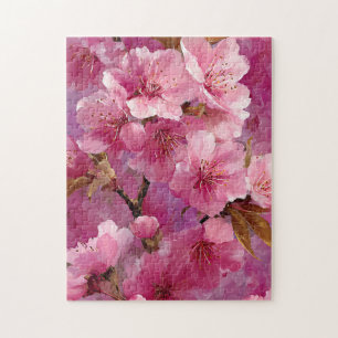 Quebra-cabeça Pink Sakura Blossom
