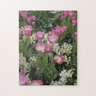 Quebra-cabeça Pink Tulip Puzzle