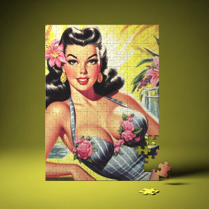 Quebra-cabeça Pino Tropical de Verão