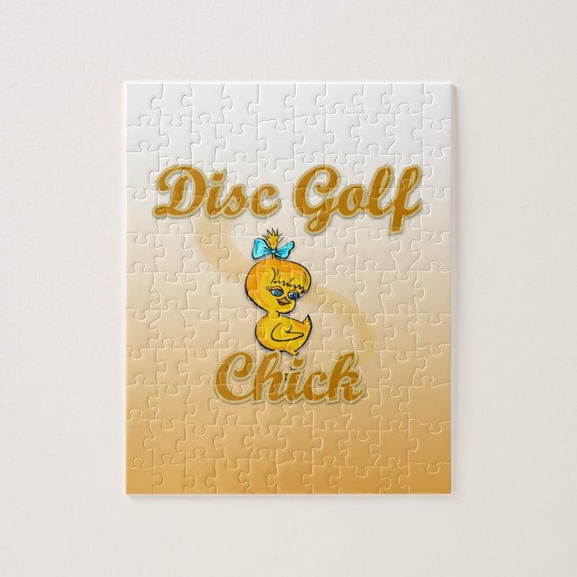 Quebra-cabeça Pintinho de Golf de Disco (Vertical)
