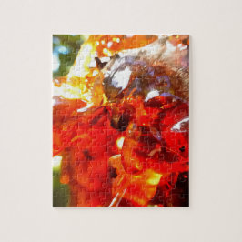Quebra-cabeça Pintti Abstrato de Resina com Abstrato de Árvore A