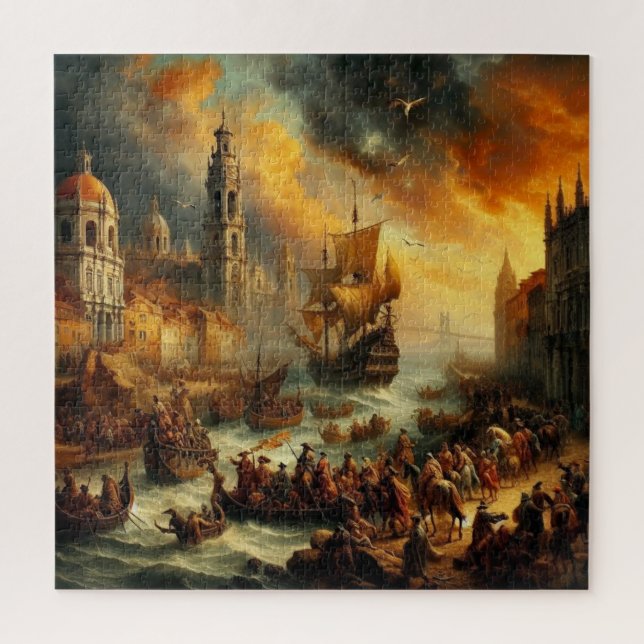 Quebra-cabeça Pintura a óleo do Renascimento (Vertical)
