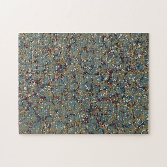 Quebra-cabeça Pintura Abstrata Marmorizada (Horizontal)