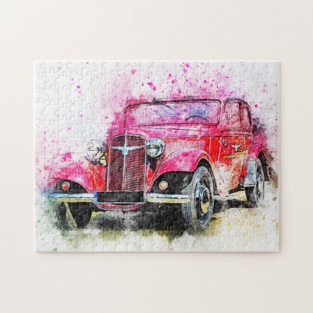 Quebra-cabeça Pintura Clássica a Carro | LEGAL (Horizontal)