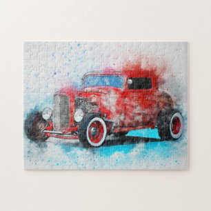 Quebra-cabeça Pintura Clássica a Carro LEGAL