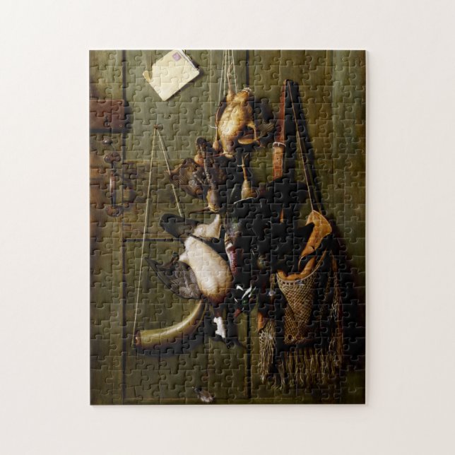 Quebra-cabeça Pintura com vida estática na porta da cabina (Vertical)
