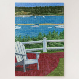 Quebra-cabeça Pintura da Cadeira Adirondack 1014 peças Puzzle