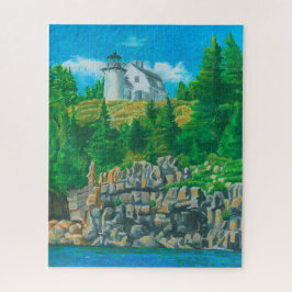 Quebra-cabeça Pintura da Luz da Ilha do Urso