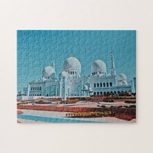 Quebra-cabeça Pintura da mesquita de Abu Dhabi