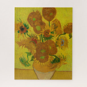 Quebra-cabeça Pintura de 15 Girassóis de Vincent Van Gogh