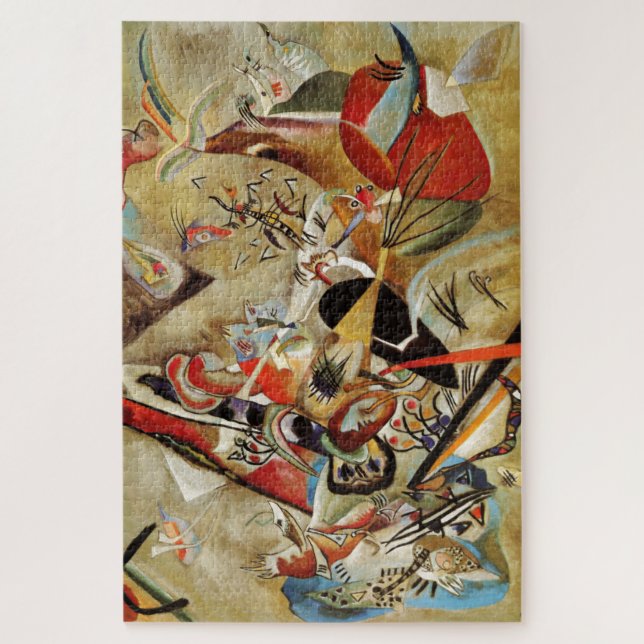 Quebra-cabeça Pintura de Abstrato de Composição Kandinsky (Vertical)