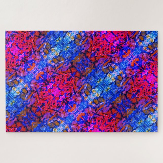 Quebra-cabeça Pintura de Abstrato pesadelos para baixo (Horizontal)