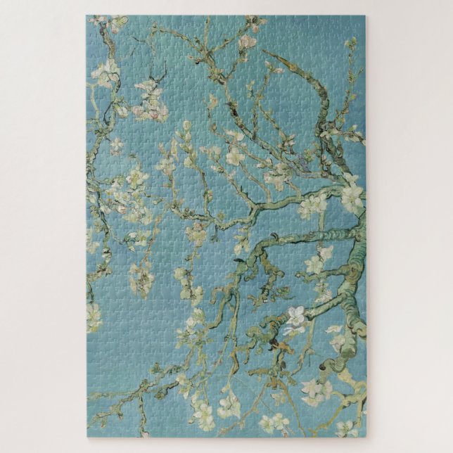 Quebra-cabeça Pintura de Almond Blossoms por Van Gogh (Vertical)