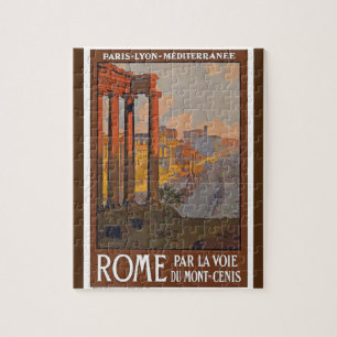 Quebra-cabeça Pintura de Anúncio da Viagem Roma Antiga