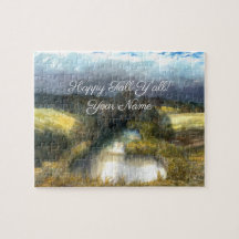 Pintura de aquarela de outono