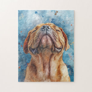 Quebra-cabeça Pintura de Aquarela Shar Pei