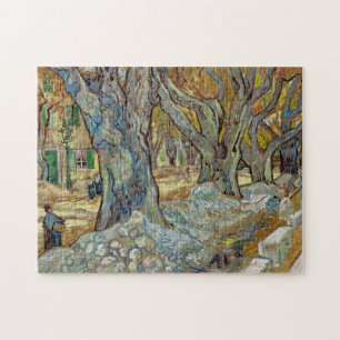 Quebra-cabeça Pintura de Árvores de Grande Plano Van Gogh