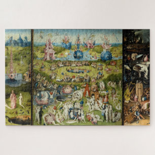 Quebra-cabeça Pintura De Belas Arte Hieronymus Bosch Surreal