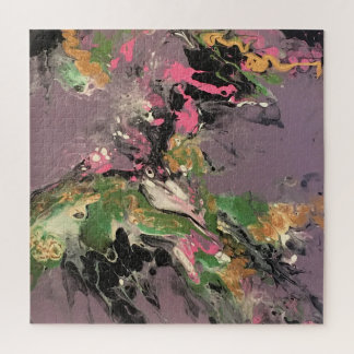 Quebra-cabeça Pintura de Canvas de Acrilo de Peixe