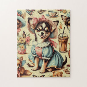 Quebra-cabeça Pintura de Chihuahua Puppy