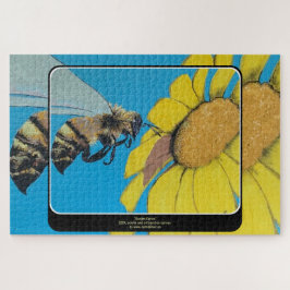 Quebra-cabeça Pintura de dança de jardim em um