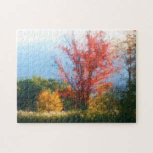 Quebra-cabeça Pintura de Fotografias de Folhagem de Queda