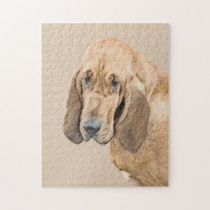 Quebra-cabeça Pintura de galhões - Arte de Cachorro Original