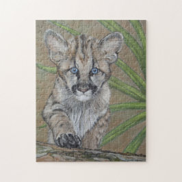 Quebra-cabeça pintura de gatos-do-mato-grandes