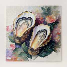 Quebra-cabeça Pintura de ostra floral
