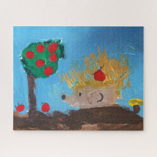 Quebra-cabeça Pintura de porco
