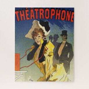 Quebra-cabeça Pintura de Poster de Anúncios em Teatro Vintage