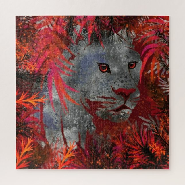 Quebra-cabeça Pintura de Puma Furtivo (Vertical)