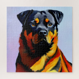 Quebra-cabeça pintura de Rottweiler