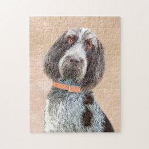 Quebra-cabeça Pintura de Spinone Italiano - Arte de Cachorro Ori
