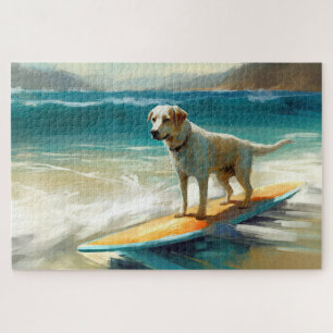 Quebra-cabeça Pintura de surf em praia de Shepherd, Anatólia