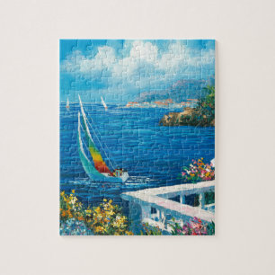 Quebra-cabeça Pintura de um veleiro