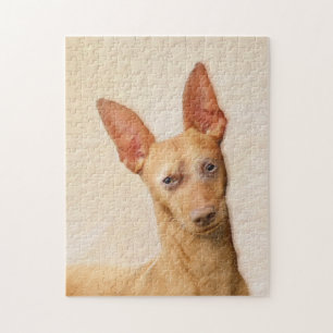 Quebra-cabeça Pintura do Cirneco dell’Etna - Arte do Cachorro Or